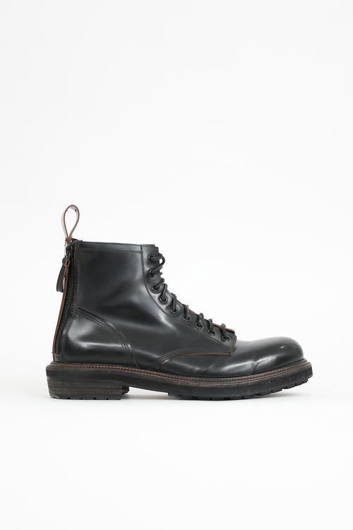 Buttero Leather Cargo Boot