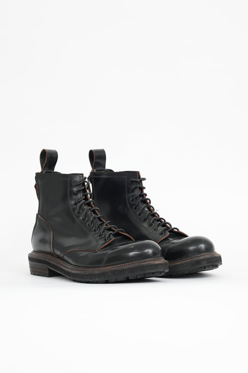 Buttero Leather Cargo Boot