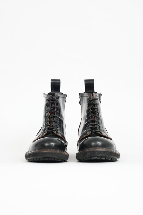 Buttero Leather Cargo Boot