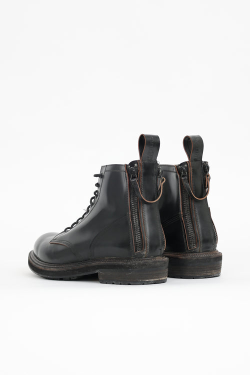 Buttero Leather Cargo Boot