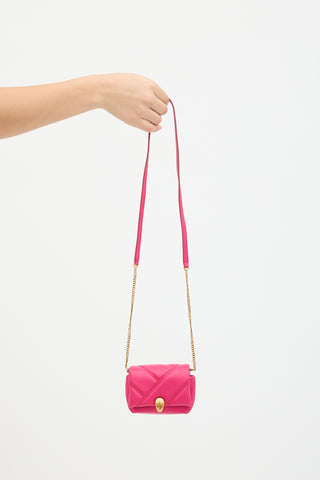 Bvlgari Leather Serpenti Cabochon Micro Bag