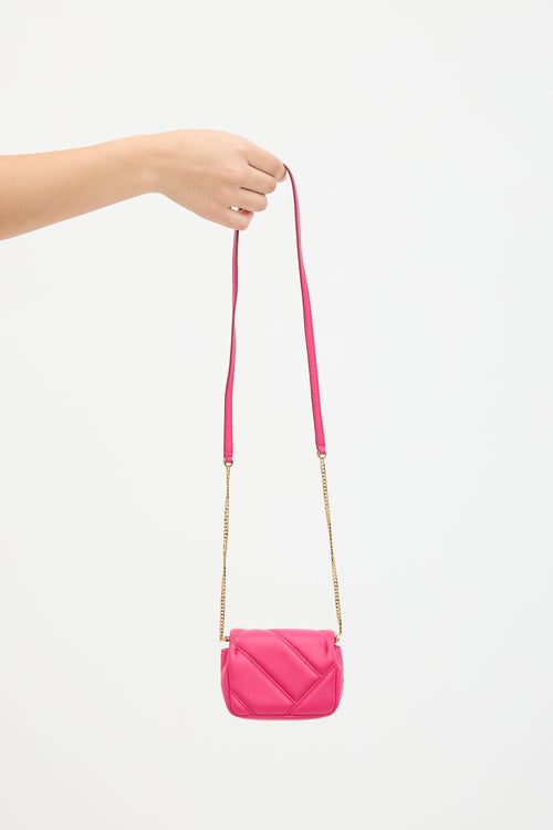 Bvlgari Leather Serpenti Cabochon Micro Bag