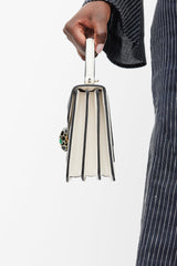 Bulgari White & Multicolour Serpenti Forever Leather Bag