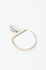 Bulgari White & Multicolour Serpenti Forever Leather Bag