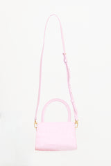 By Far Embossed Leather Mini Bag