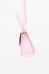 By Far Embossed Leather Mini Bag