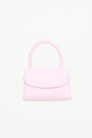 By Far Embossed Leather Mini Bag