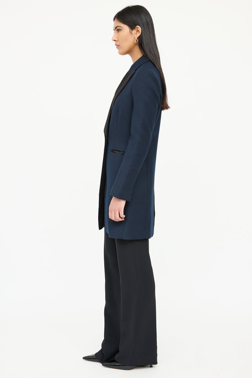 By Malene Birger Long Peak Lapel Blazer