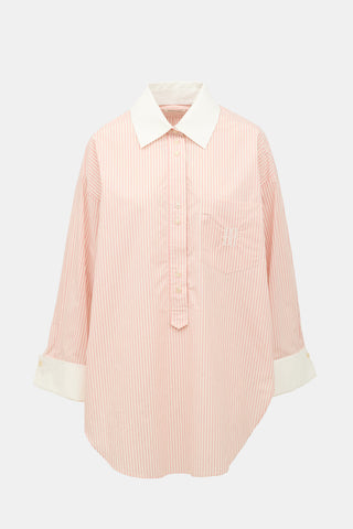 By Malene Birger Striped Maye Oversized Shirt
