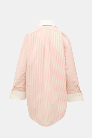 By Malene Birger Striped Maye Oversized Shirt