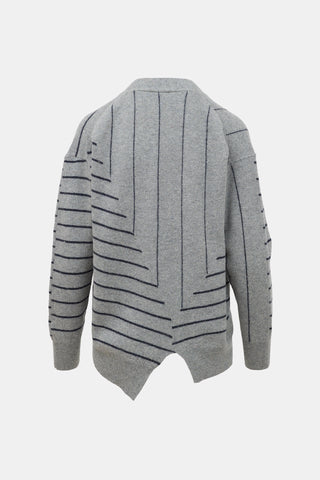 By Malene Birger Wool Genivee Asymmetric Cardigan