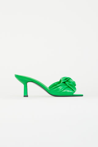 By Far Green Lana Wrap Heel