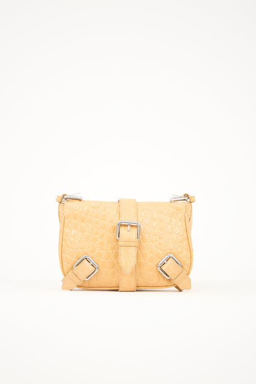 By Far Leather Murphy Foldover Bag