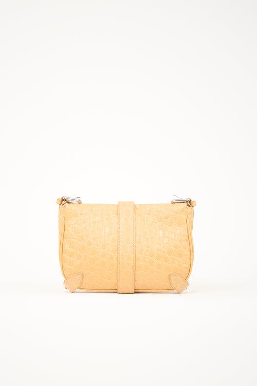 By Far Leather Murphy Foldover Bag