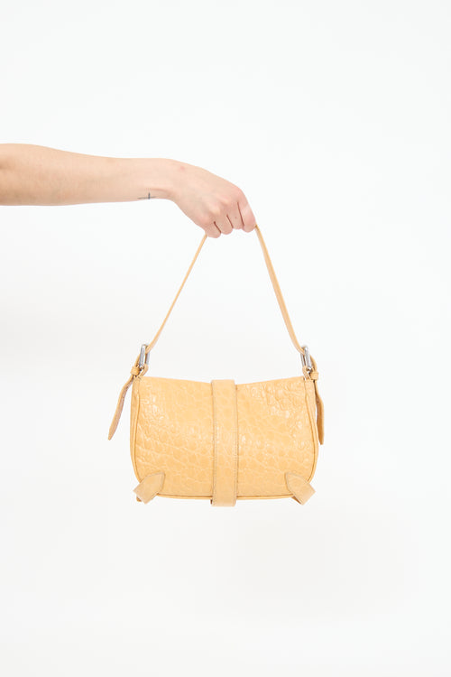 By Far Leather Murphy Foldover Bag