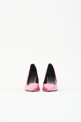 By Far Metallic Leather Viva Pump
