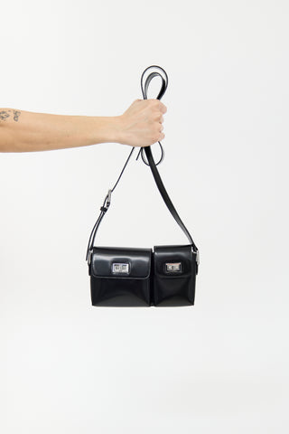 By Far Patent Baby Billy Bag
