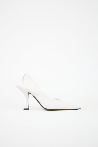 By Far Leather Yasha Pump