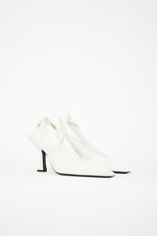 By Far Leather Yasha Pump