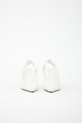 By Far Leather Yasha Pump