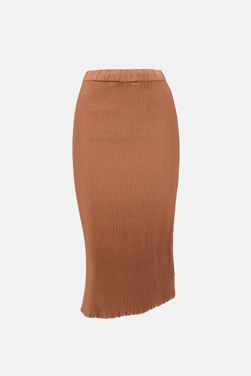 By Malene Birger Satin Plissé Velmas Skirt