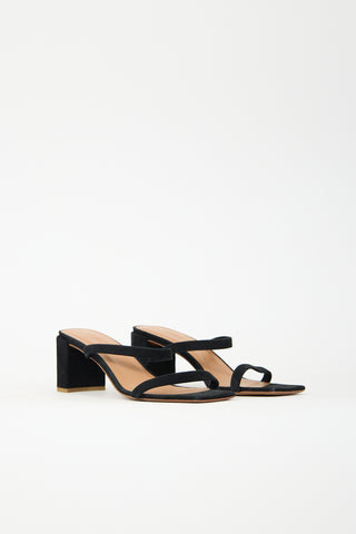By Far Suede Tanya Sandal