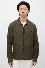 C.P. Company Brown & Black Ripstop Jacket