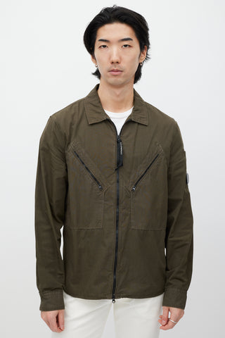 C.P. Company Brown & Black Ripstop Jacket