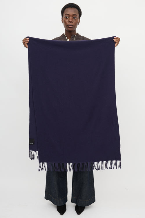 Canada Goose Wool Fringe Scarf