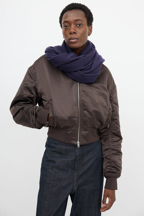 Canada Goose Wool Fringe Scarf