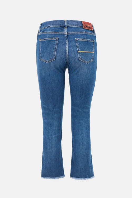 Care Label Cigar Bell Crop Jeans