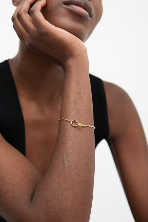 Cartier Gold Chain Love Bracelet