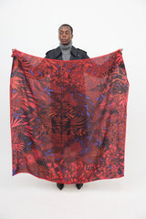 Cartier Cashmere & Silk Floral Scarf