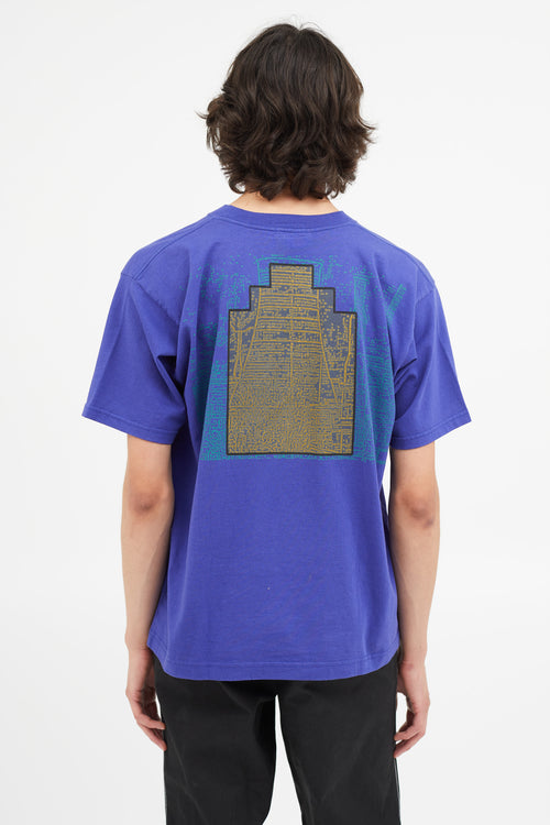 CAV EMPT Purple Graphic T-Shirt