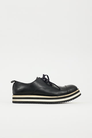 Comme des Garçons Leather Platform Oxford