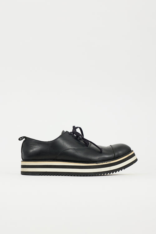 Comme des Garçons Leather Platform Oxford
