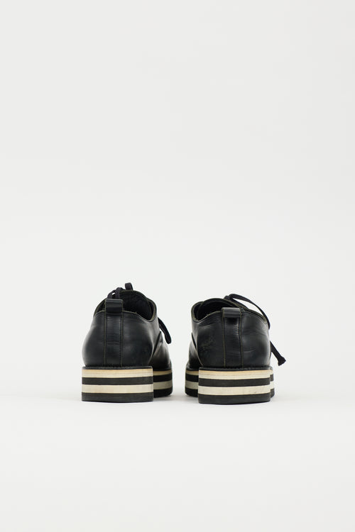 Comme des Garçons Leather Platform Oxford