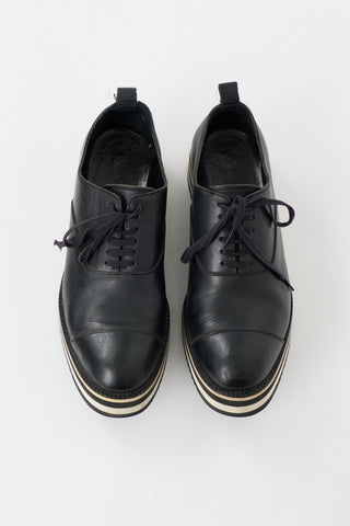 Comme des Garçons Leather Platform Oxford