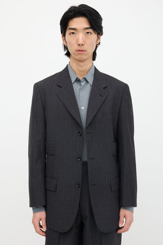 Comme des Garçons FW 1994 Pinstripe Blazer