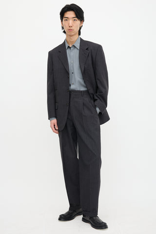 FW 1994 Pinstripe Pleated Trouser