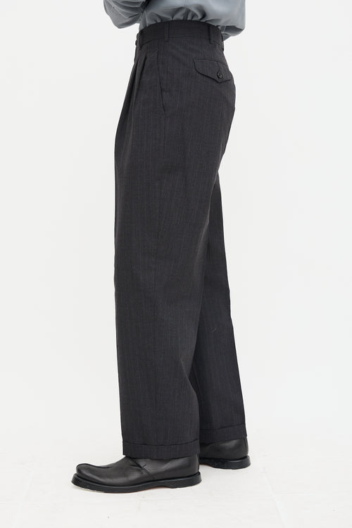 FW 1994 Pinstripe Pleated Trouser