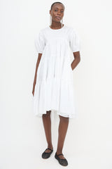 Cecilie Bahnsen Taffeta Esme Tier Dress