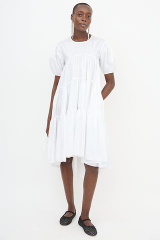 Cecilie Bahnsen Taffeta Esme Tier Dress