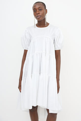 Cecilie Bahnsen Taffeta Esme Tier Dress