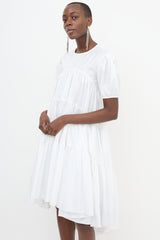 Cecilie Bahnsen Taffeta Esme Tier Dress