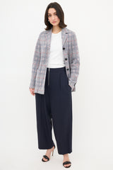 Celine Plaid Jacket