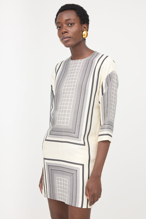 Celine Resort 2013 Silk Printed Dress