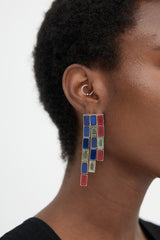 Celine Crystal Dangle Single Earring