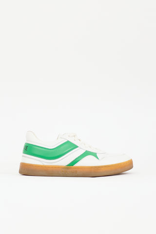 Celine Leather Low Wave Sneaker