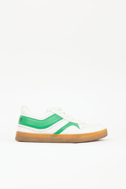 Celine Leather Low Wave Sneaker
